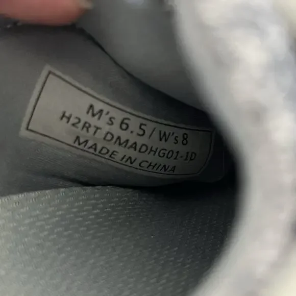 Kizik Madrid Eco Knit Mens 6.5/Womens 8 Gray Hands Free Comfort Sneaker Shoes - Picture 7 of 7